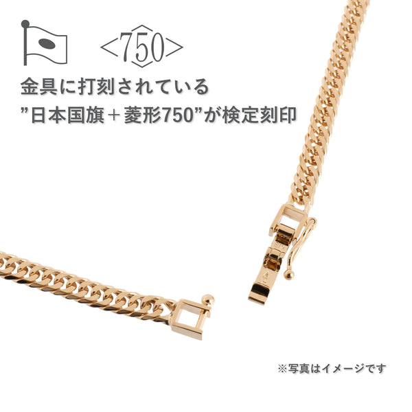 K18YG 喜平ブレスレット 12面カットトリプル 18cm 1_88302d72-102c-46d9-93f1-