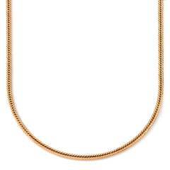 18金ネックレス K18 12面トリプル喜平チェーン 刻印入 12.4g 50cm 中