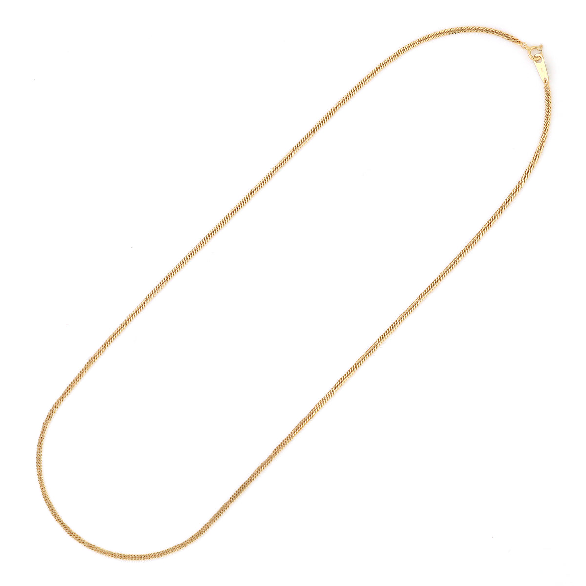 18金ネックレス K18 6面W喜平チェーン 日本製 検定印 5g up 50cm 中留め - 喜平ジュエリーの専門店 FAIRY CULLET(フェアリーカレット)