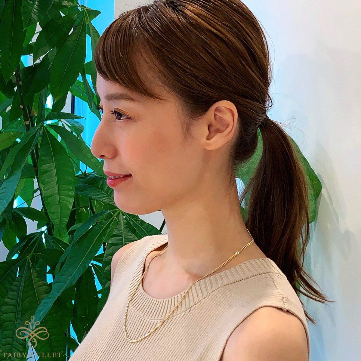 18金ネックレス K18 2面喜平チェーン 日本製 検定印 10g 50cm 引き輪