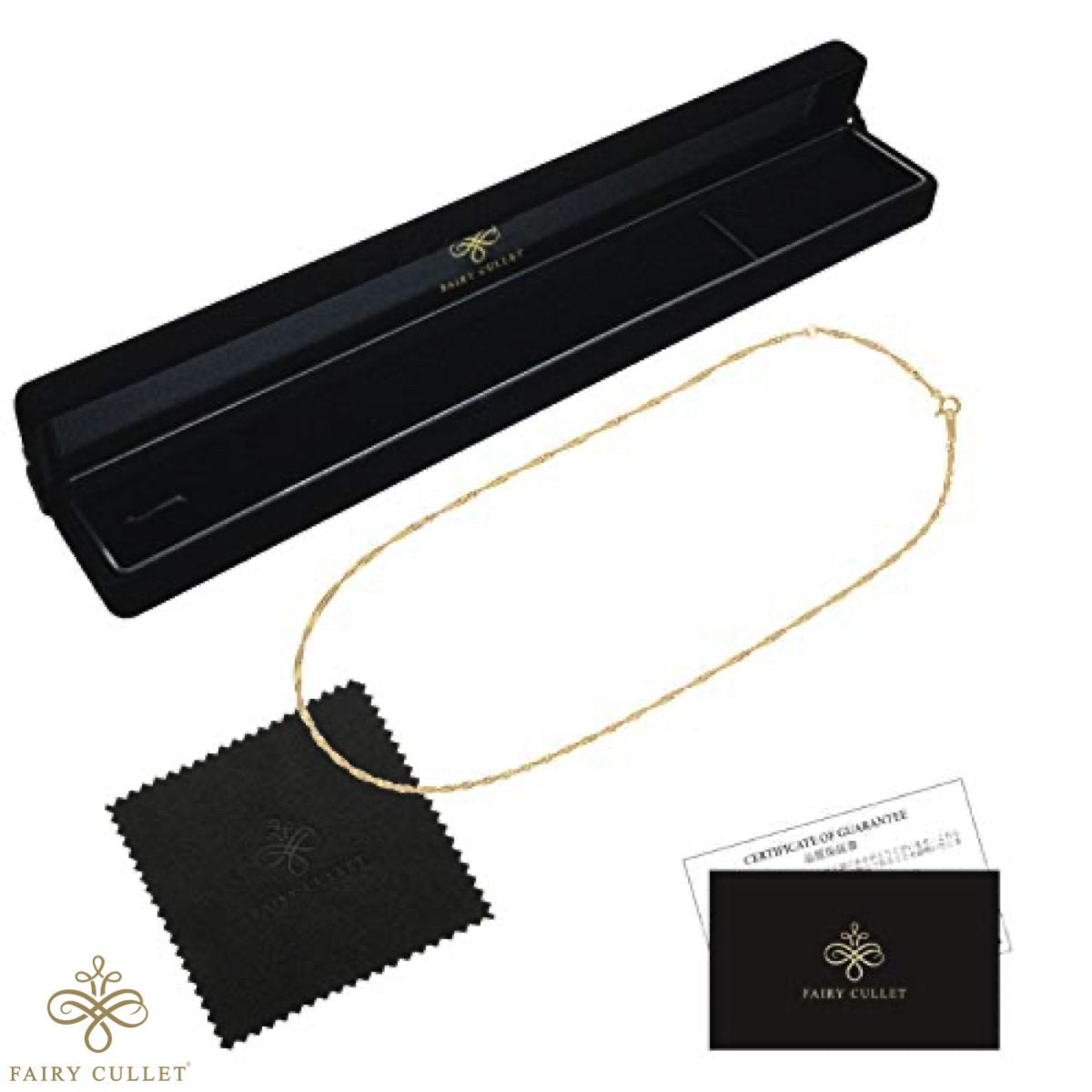 18金ネックレス K18 スクリューチェーン 40cm (幅1.6mm 約2.6g) - 喜平