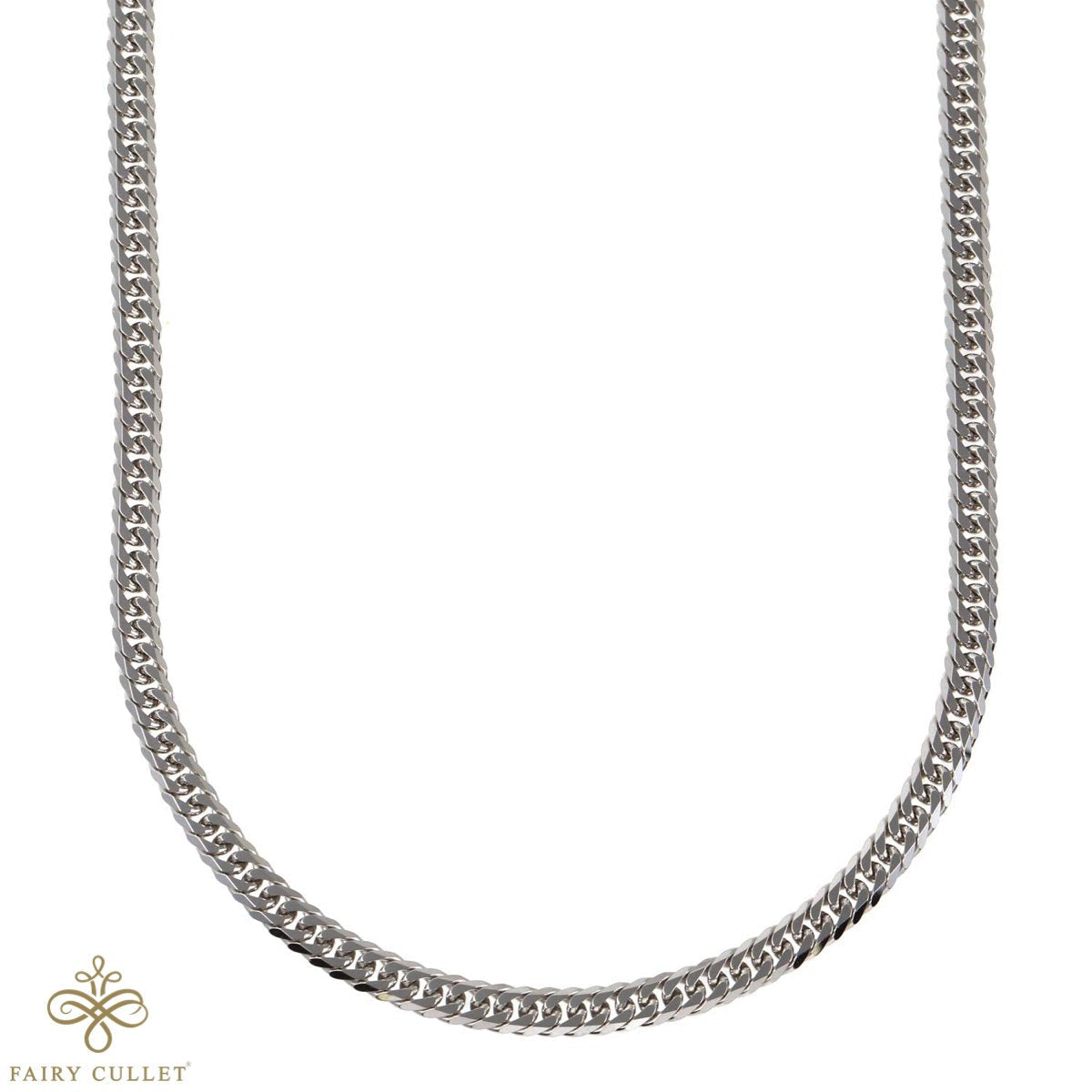 プラチナネックレス Pt850 6面W喜平チェーン 日本製 検定印 20g